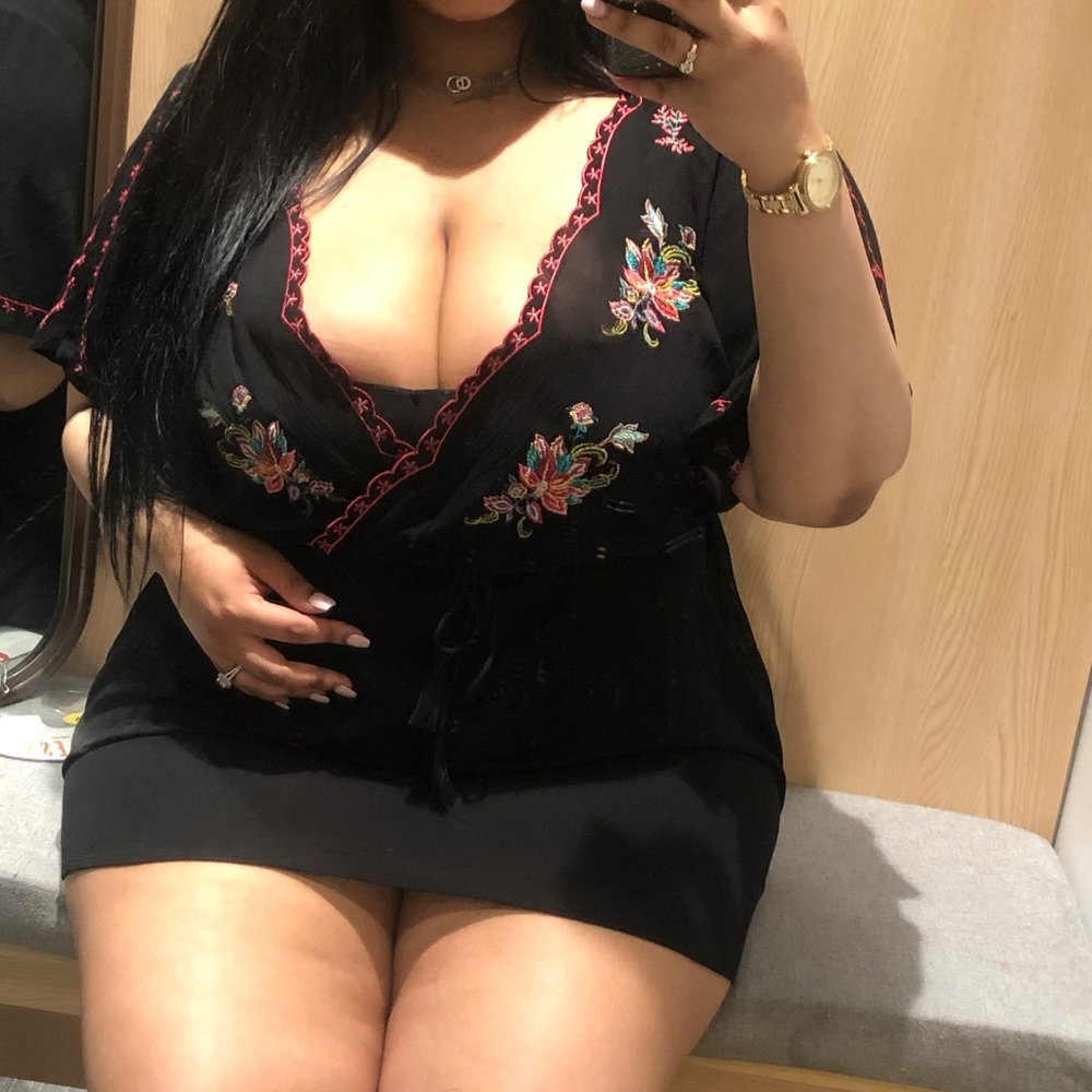 Loose floral dress